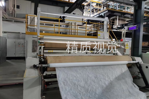 湖州無紡布缺陷檢測安裝現場