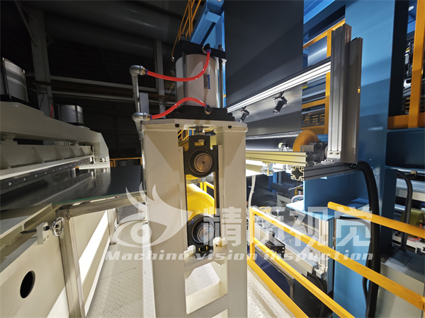 鋁箔瑕疵檢測安裝現場